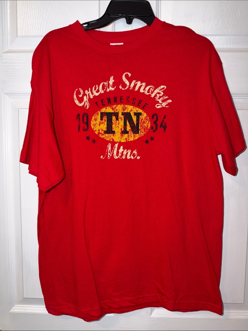 Delta Red Tennessee Great Smoky Mountains TN Graphic Tee